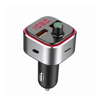 

Bluetooth FM Transmitter Car MP3 Player Music Audio Receiver Adapter Bluetooth Hands-free Calling Car Kit Dual USB Car Charger