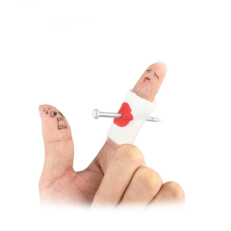 Fake Nail Through Finger Trick Props 5 Props Funny Prank Pro