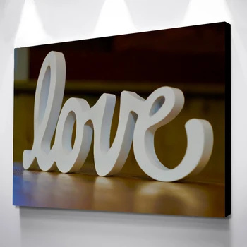 

Wall Pictur Canvas Painting Love English Poster Canvas Painting Tableau Mural Canvas Art Poster Decorative Pictures Home Decor