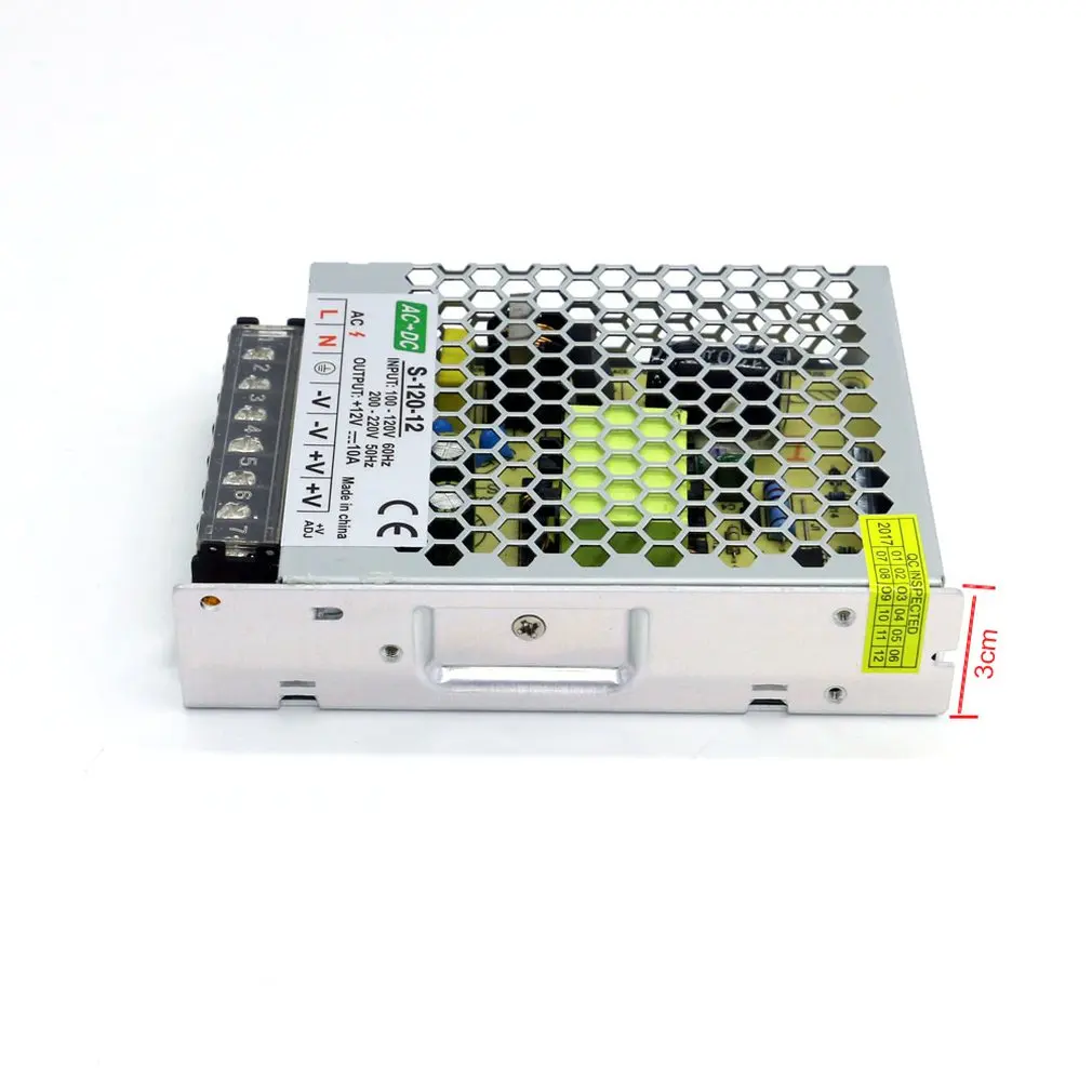 Небольшой объем 3 см и высоком Питание трансформатор AC/Dc 12V 5A 120W 150W 350W 360W