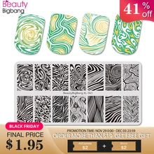 Beautybigbang XL 001-025 пластины для штамповки ногтей модный стиль нержавеющая сталь 6*12 см штамп для ногтей