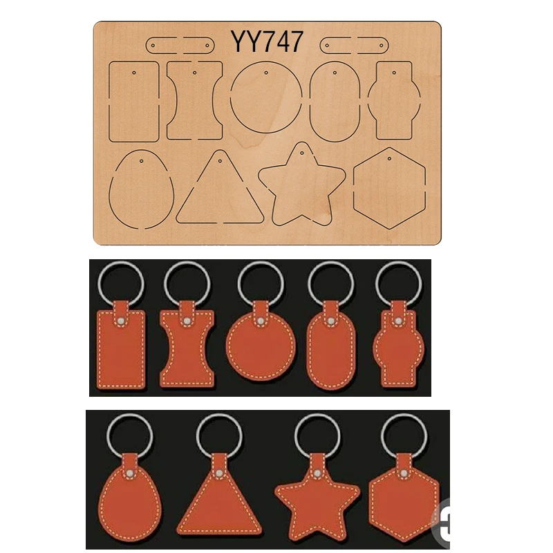 

A variety of key chain knife mold wood moldYY747Is Compatible with Most Manual Die Cut