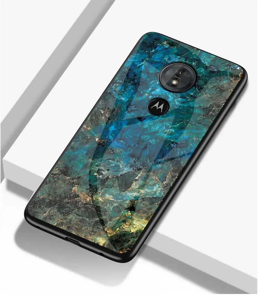 Роскошные мраморные жесткие чехлы из закаленного стекла для LG G7 защитный чехол для Moto G5s Plus G6 Play G5S для Motorola Moto G6 Plus