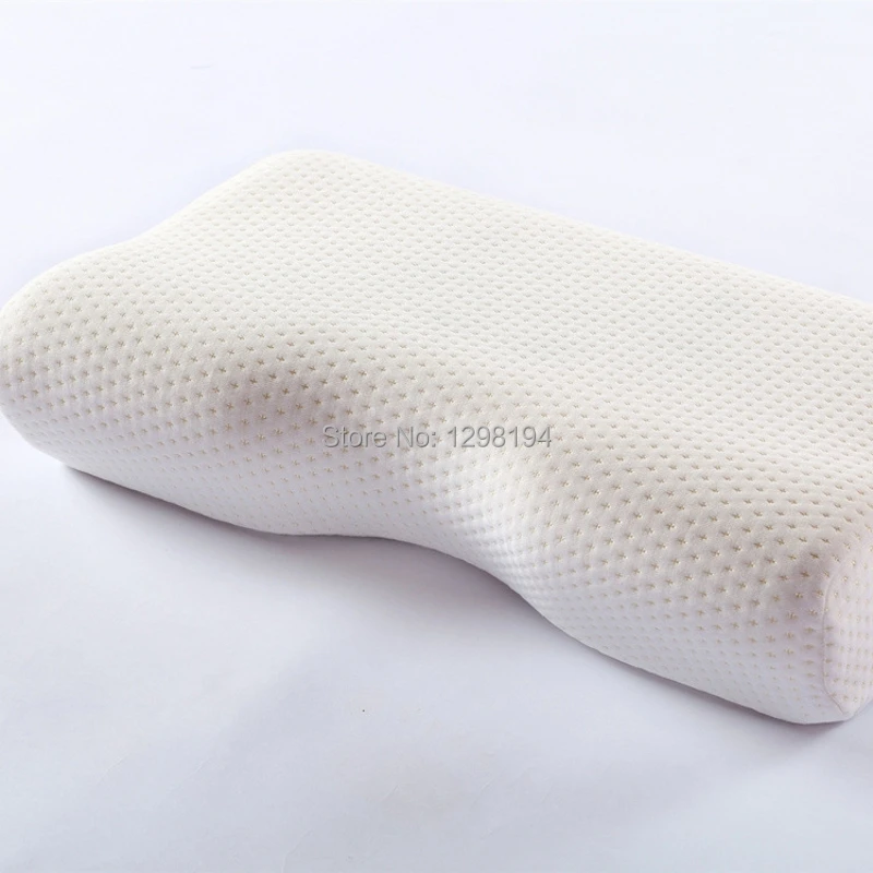 

Neck Care Memory Foam Pillow Health Cervical Neck Protection Ergonomic Orthopedic Butterfly Shaped for Bedding Sleeping 50*30CM