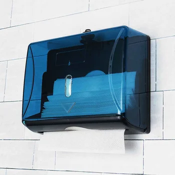 

New Plastic Toilet Paper Holder Towel Dispenser Tissue Box Wall Mounted Bathroom Kit Accessories Portable Toilet Paper Holders