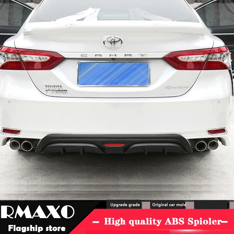 For Camry Body kit spoiler 2018 2019 For Toyota Camry XDY ABS Rear lip
