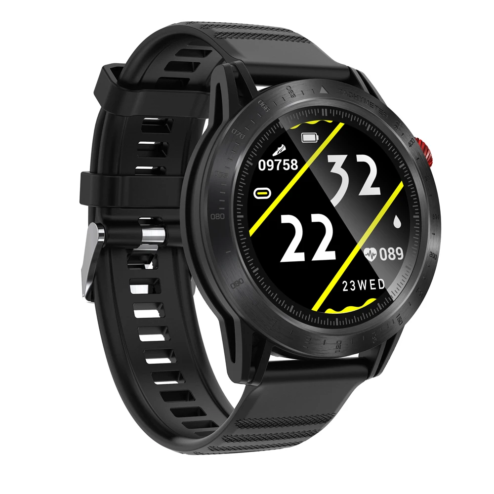Время владельца крест Смарт часы Спорт Бизнес Smartwatch полный сенсорный экран мульти циферблаты сталь крышка сна монитор калорий