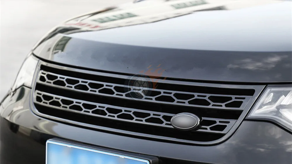 Сетка для пчелиных сот Стиль решетка ABS для Land Rover Discovery 5- обновления V8 гриль передний бампер гоночные решетки капот Гриль