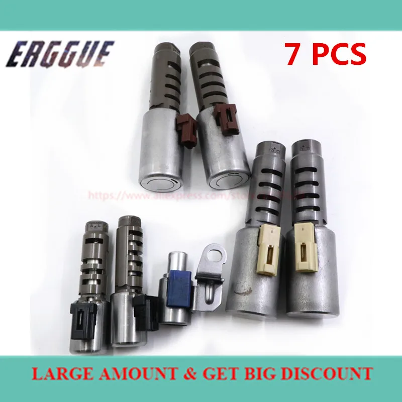 OEM Электромагнит коробки передач U760 U760E P477401 для TOYOTA для Lexus ES250 2.5L 7 шт. набор используется протестировано