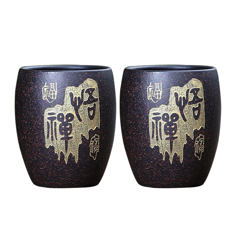 Vintage Tea Cup 120ml Purple Clay Teacup Chinese Kung Fu Set Teaware Master Coffee Mug Creative Cups Teacups Decor Crafts | Дом и сад