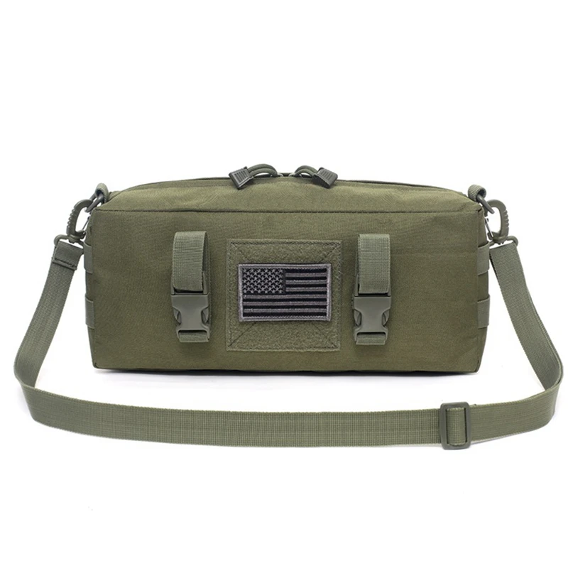 Тактические рюкзаки, Сумка Molle, походная, для путешествий, кемпинга, на открытом воздухе, спортивные аксессуары, сумка для хранения, сумка-слинг, Армейская, военная, на плечо - Цвет: Army green