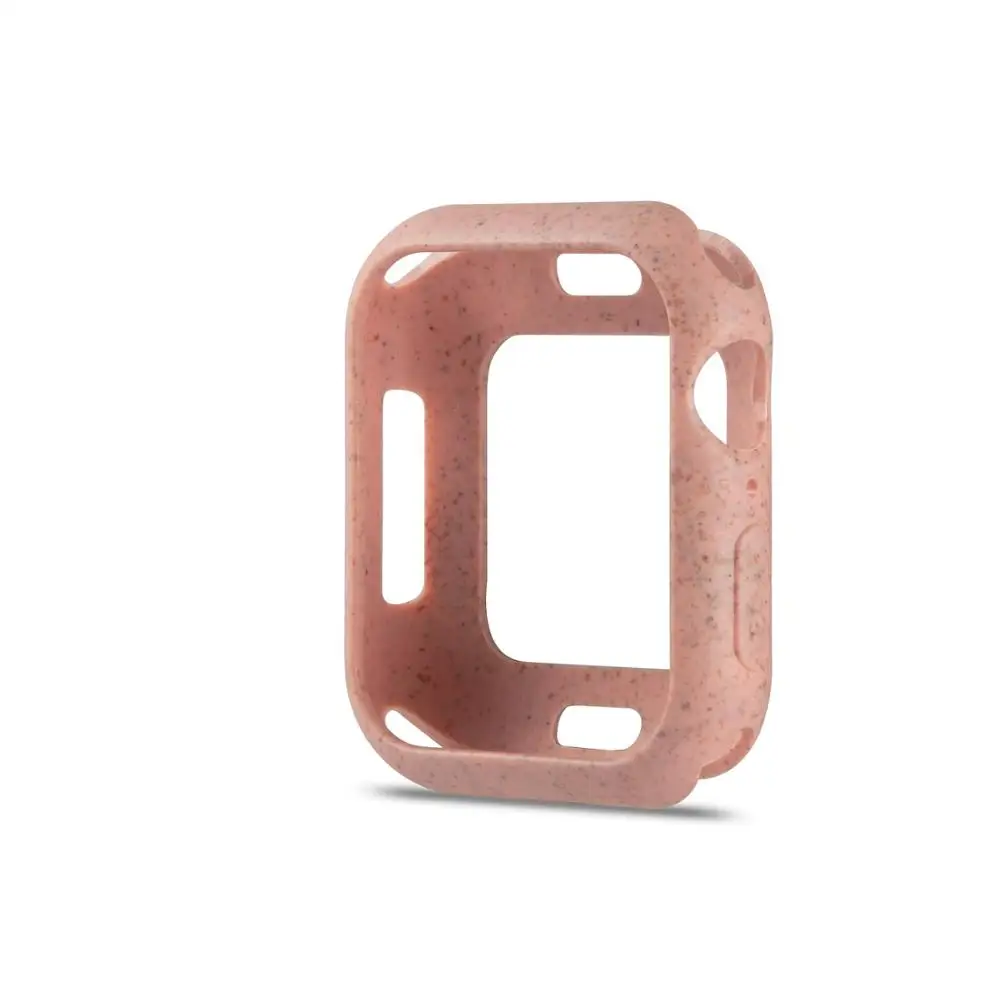 Защитный чехол для Apple Watch 4, 5, 3, 2, 1, 40 мм, 44 мм, защитный бампер для iWatch Series 4, 5, 3, 2, 42 мм, 38 мм - Цвет: Розовый