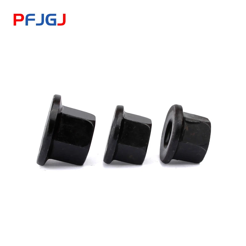 Фланец Peng Fa A3 с шестигранным фланцем с мягкой гайкой, высокая гайка, 8,8 закаленный фланец, высокая гайка, отжимная пластина M8
