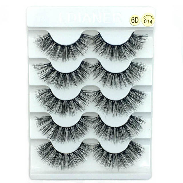 8 Pairs 3D Mink False Eyelashes Natural Wispy Fluffy Dramatic Volume Fake Lashes Extension Handmade Cruelty-free Eyelash