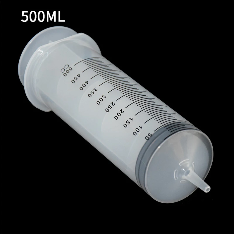 500ml Industrial plastic syringe needleless syringe hand-push  large-capacity enema feeder feeder irrigation device