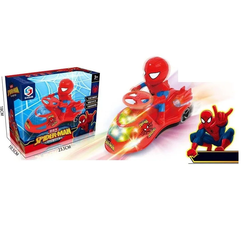 

Spiderman Action Figure One Piece Spiderman Figure Toy With LED Flashlight Electronic Toys For Children Birthday Gift