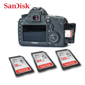 

SanDisk Ultra Memory Card SDHC/SDXC SD Card Class10 16GB 32GB 64GB 128GB Cards C10 UHS-I 80MB/s Flash Card for Full HD Camera