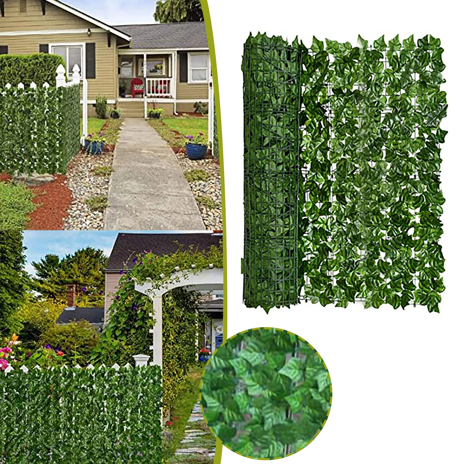 Artificial Fence Landscaping Retractable Privacy Balcony