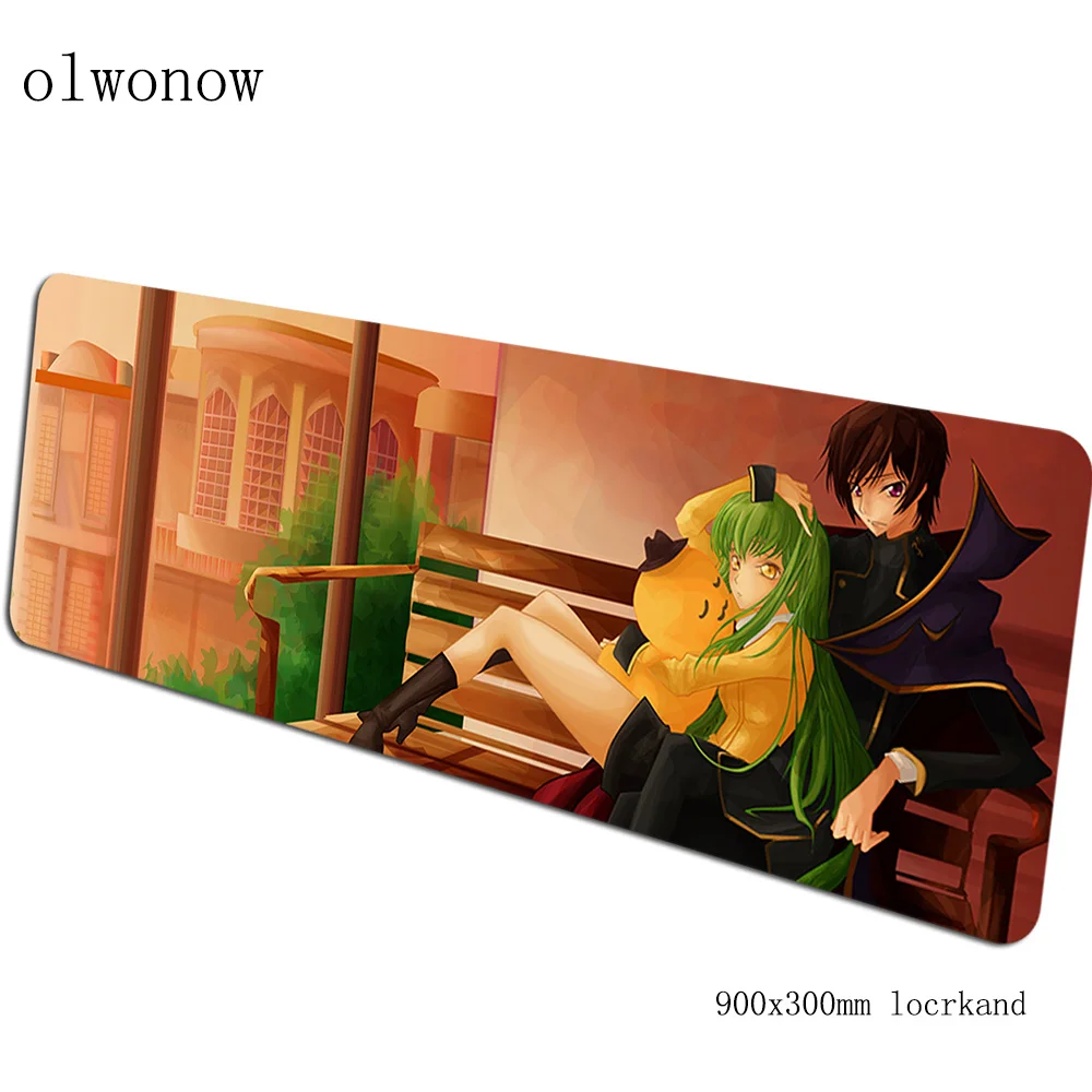 Код Geass коврики 900x300x3 мм гелевый игровой коврик для мыши Клавиатура коврик для мыши профессиональный ноутбук аксессуары для геймеров коврик для мыши