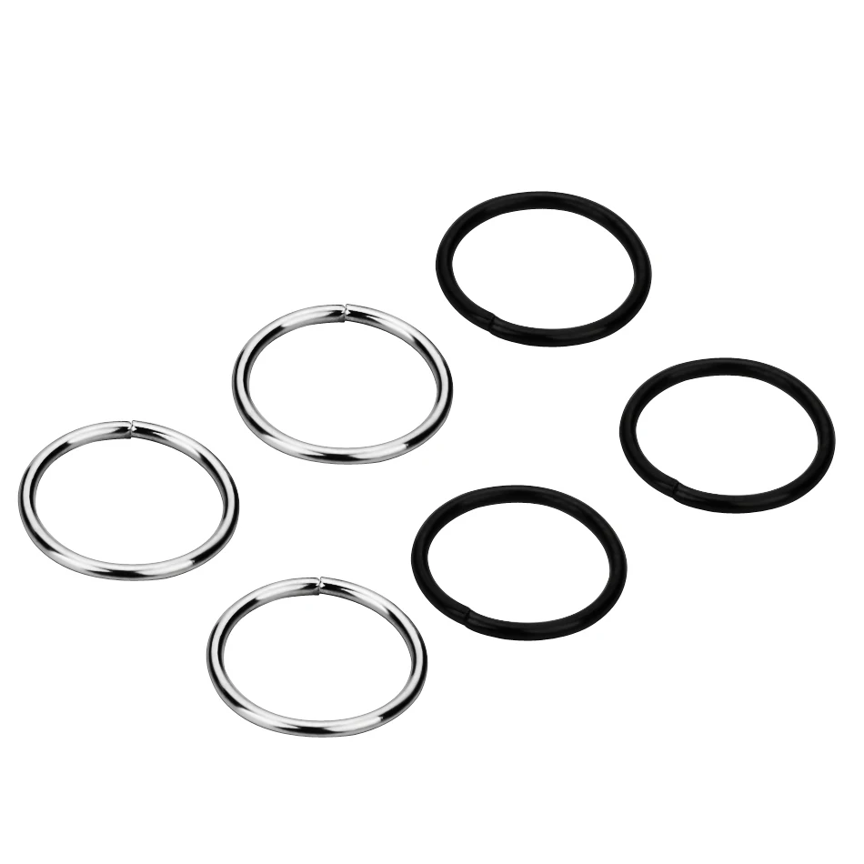 

1PC Fashion Steel Seamless Hinged Nose Hoop Ring Septum Ear Cartilage Tragus Helix Piercing Charming Body Jewelry