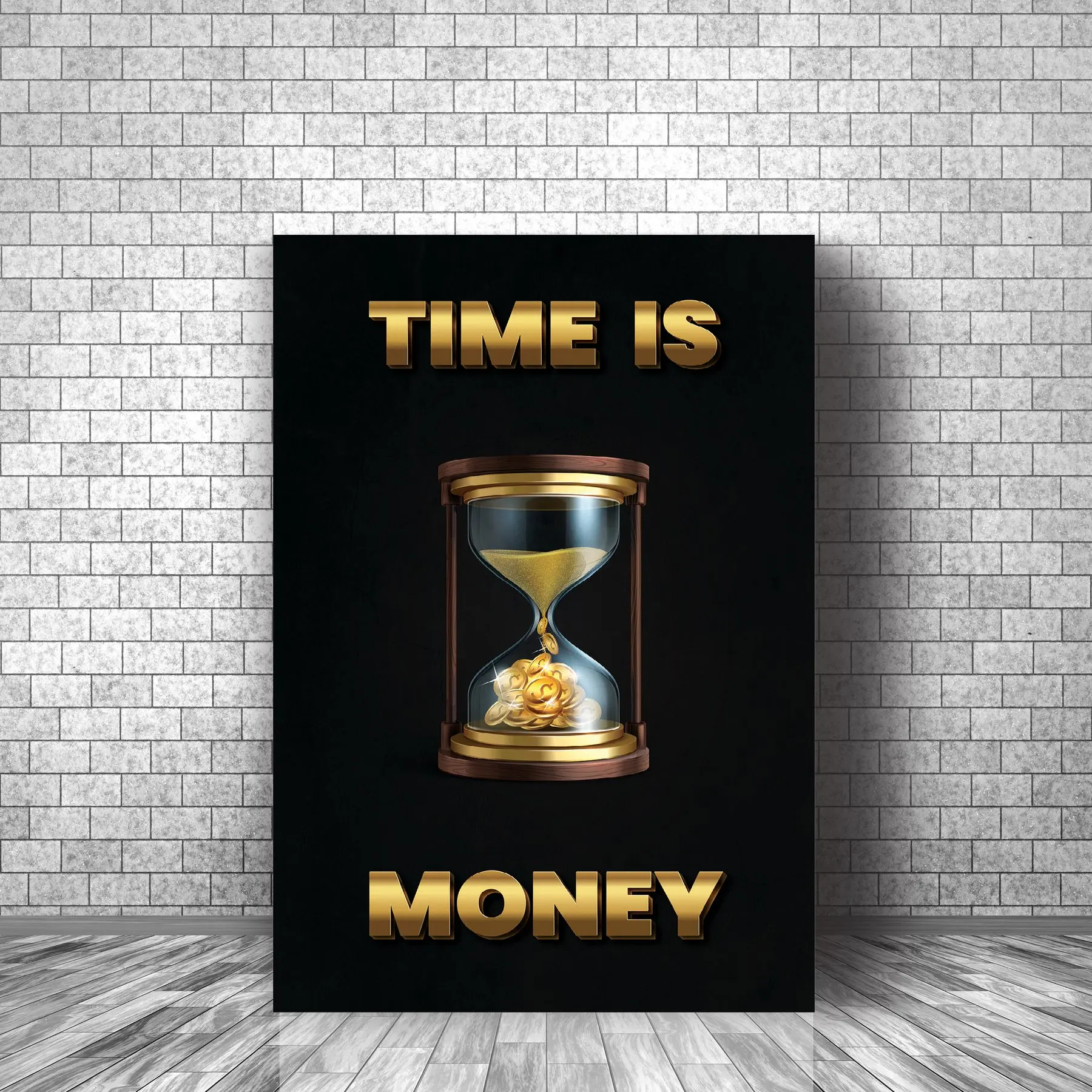 

Time Is Money Wall Pictures For Office Room Decoration Defend Your Time Posters Prints Wall Art Canvas Painting Unframed