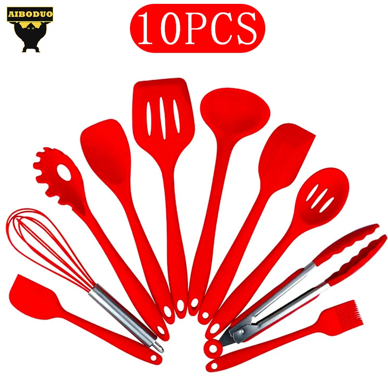 11 шт. силиконовые инструменты для приготовления пищи | Дом и сад