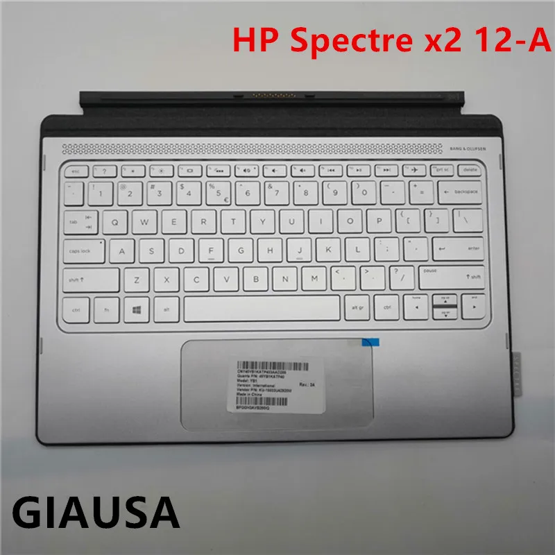 Новая клавиатура для ноутбука США hp призрак x2 12-A 12-дюймовый 2-в-1 планшетный ПК расширения кожа сенсорный Панель клавиатура 45YB1KATP40