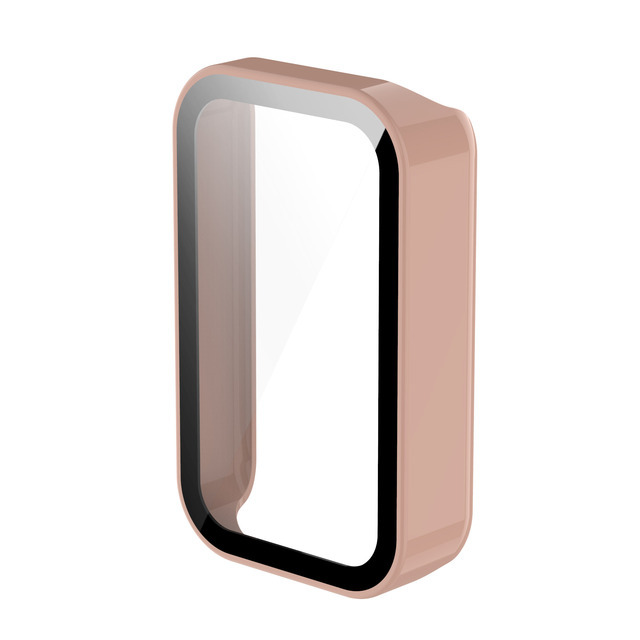 Redmi Smart Band Pro PC Hard Case+Tempered Glass Screen Protector Case Frame Protective Bumper Cover For Redmi Band Pro Case