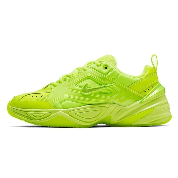 Nike M2k Tekno Мужские Кроссовки флуоресцентный зеленый тренд цвет уличная спортивная обувь CI5749 оригинальная аутентичная