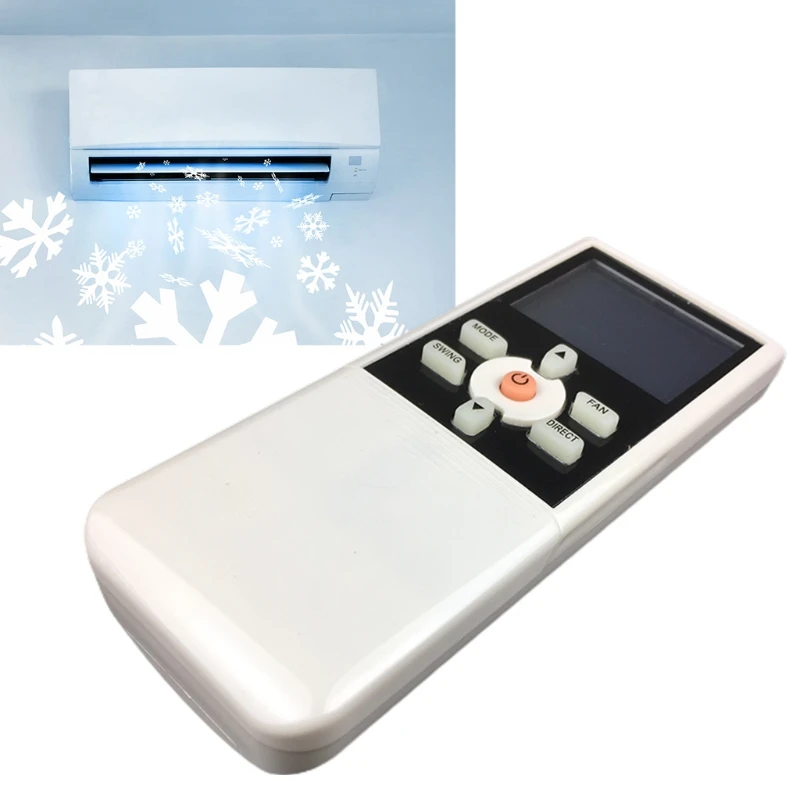 Télécommande De Remplacement Pour Climatiseur R07 / BGE R07B / BGE - Blanc, Portée 10 M, Fonctionne Avec 2 Piles AAA - 6