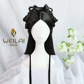 

Little dragon girl cosplay Vintage Wigs for Women Han Dynasty Ancient Style Wig Ancient Costume Versatile Daily Used Custom wig