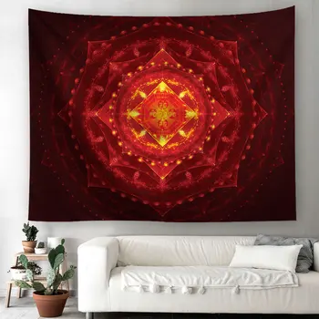 

Lannidaa Divination Astrology Tapestry Boho Tapestries Wall Hanging Psychedelic Mandala Tapestry Wall Carpet Home Decor Blanket