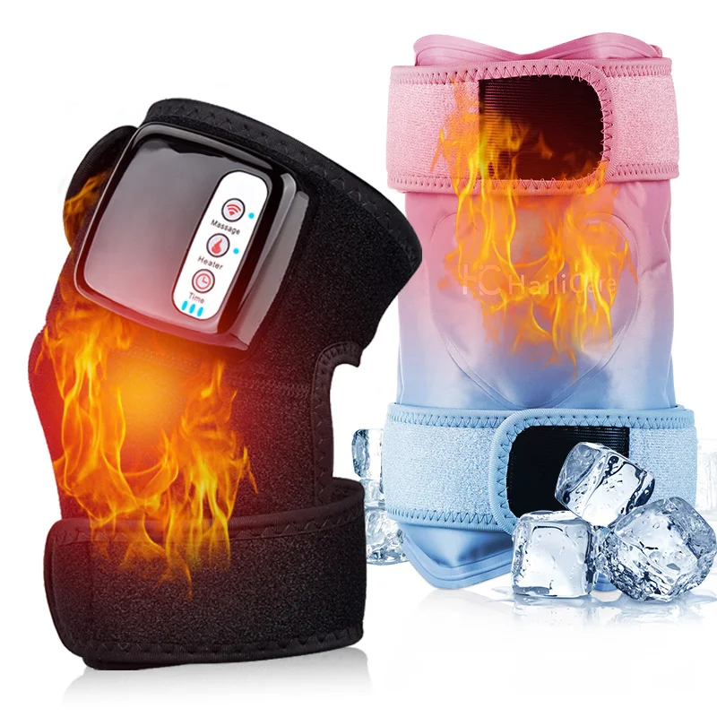 Electric Heating Knee Massager Far Infrared Joint Brace Support Vibrador Back Shoulder Massage Pain Relief Massageador | Красота и