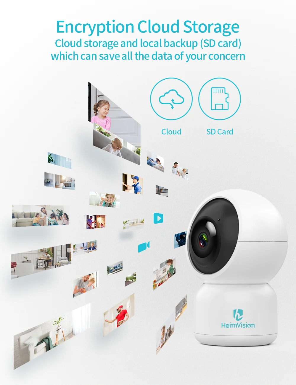 HeimVision HMB03MQ 1080P IP Камера Wi Fi Беспроводной наблюдения топливный фильтр грубой