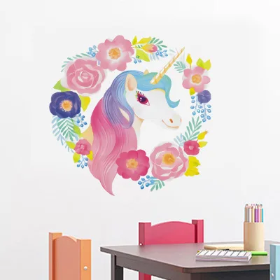 Unicorn Wall Stickers For GIrl Room
