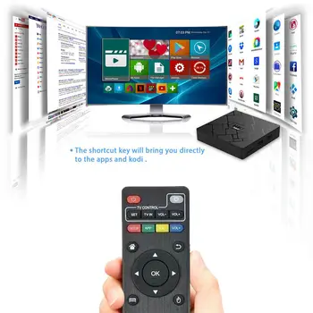 

New Black ABS 16GB NAND FLASH 2GB DDR3 DC 5V/2A 4K 3D Hk1Mini Google Netflix Set-Top Box(EU Plug)