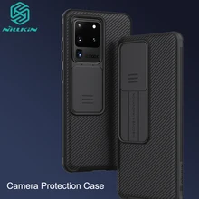 Funda de protección de cámara para Samsung Galaxy S20 /Plus /Ultra NILLKIN, cubierta de protección deslizante, funda de protección de lente para Samsung Note 20