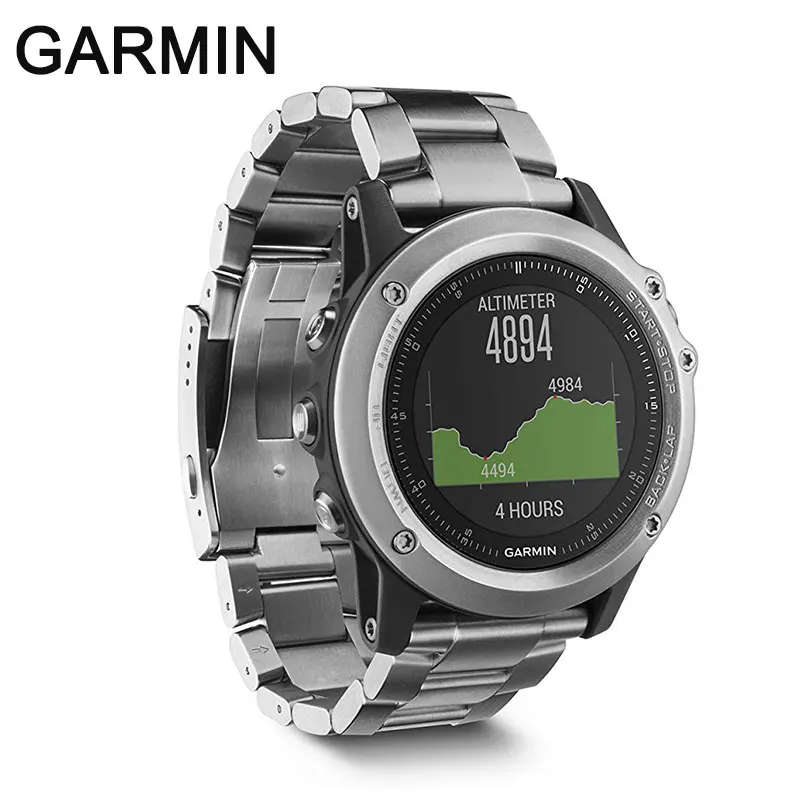 Спортивные часы GARMIN fenix 3 с GPS фитнес трекер для активного отдыха бега гор плавания