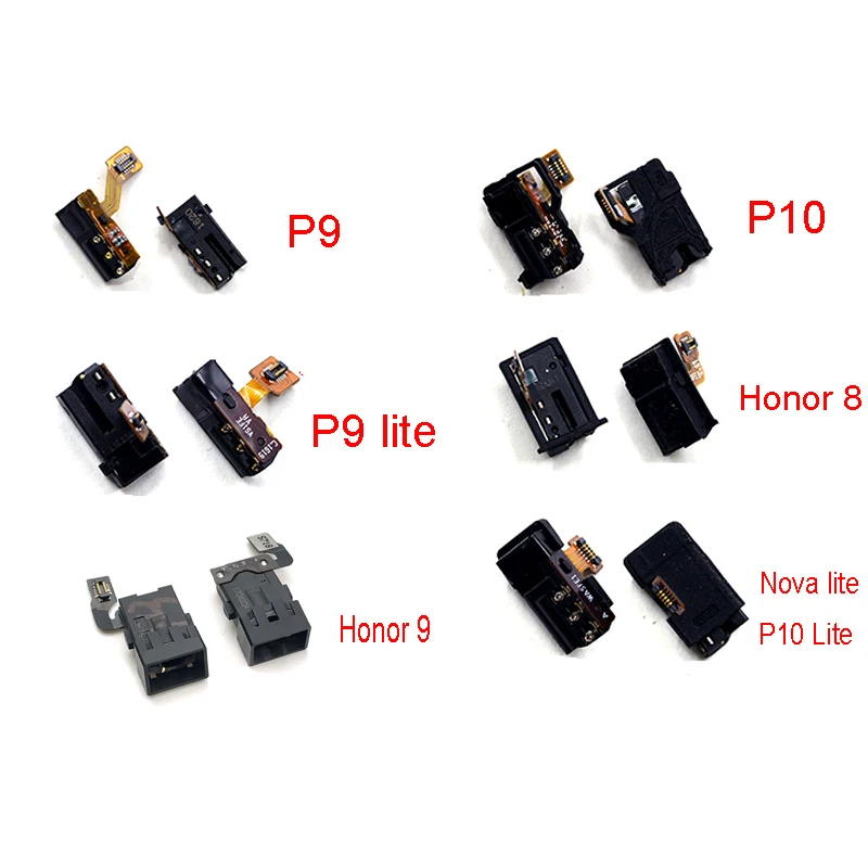 Earphone Headphone Audio Jack Flex Cable For Huawei P9 P10 P20 Lite Plus For Honor 8 9 10 Lite For Mate 20 Lite Repair Parts