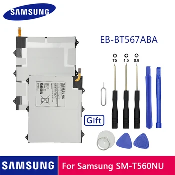

SAMSUNG Original Tablet Battery EB-BT567ABA 7300mAh For Samsung Galaxy Tab SM-T560NU T567v 9.6" Replacement Batteries + Tools