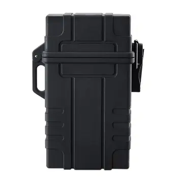 

Creative Capacity 20 Cigarettes Outdoor Portable Sealed Waterproof USB Charge Cigarette Box Lighter