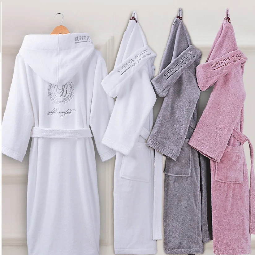 Cotton Ventilation Sleepwear Cotton Warmhomewear Cotton Bathrobe