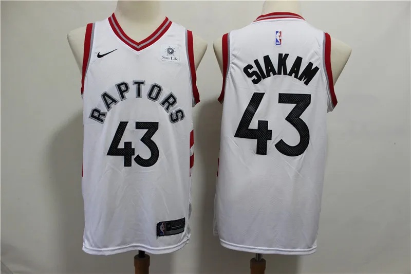 Новинка Toronto#23 Fred VanVleet#43 Pascal Siakam#7 Кайл Лоури baskeball майки - Цвет: 5