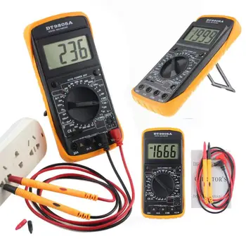 

Digital AC/DC LCD Display Professional Electric Handheld Tester Multimeter Full-function Surge Protection Battery Power Supply