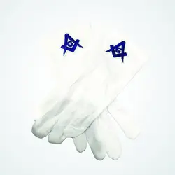 Масонские перчатки Mason free на заказ вышивка белые перчатки Униформа guardian butler качество полиэстер принимаем на заказ