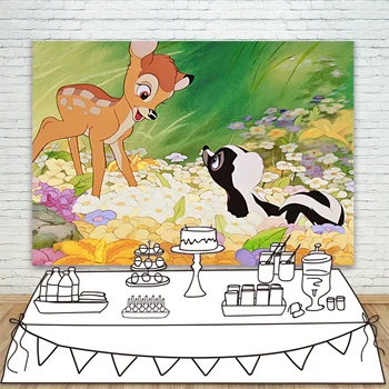

Vinyl Photography Background Forest Flower deer Newborn Children Birthday party Backdrops for Photo Studio