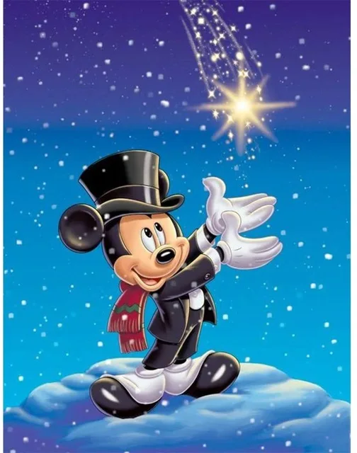 Алмазная 5D картина сделай сам Disney полная вышивка крестиком Микки Поймай