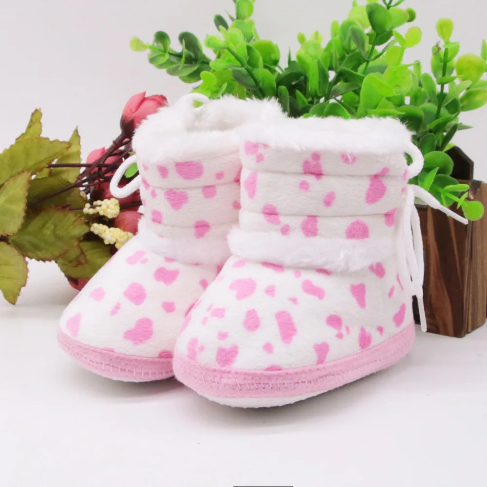 

Newborn toddler shoes boots Baby Girls Boys Soft Booties Snow Boots Infant Toddler Newborn Warming Shoes