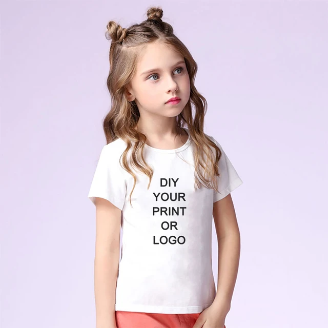 Foran dig dug indlæg Children's Summer T-shirt DIY Your PRINT OR LOGO Short-Sleeved Casual  Clothes Comfortable Top Tumblr