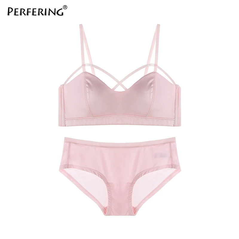 Perfering Bralette комплект нижнего белья пуш ап женское нижнее белье бюстгальтер без
